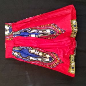 Wax Print Dashiki Skirt